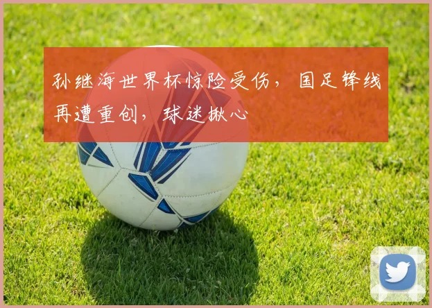 孙继海世界杯惊险受伤，国足锋线再遭重创，球迷揪心